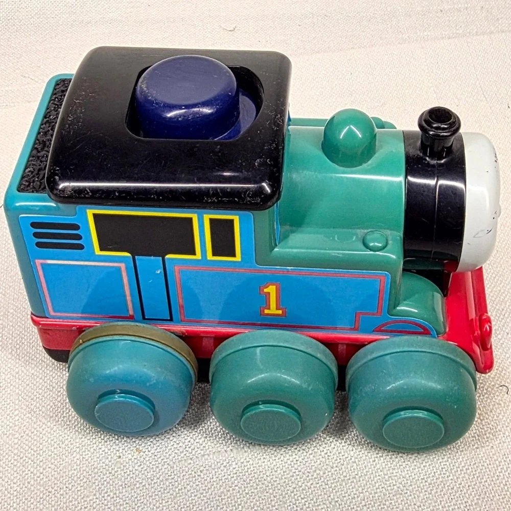 Thomas & Friends‎ Train Toy Vintage Blue Vintage Conductor Push Along Engine